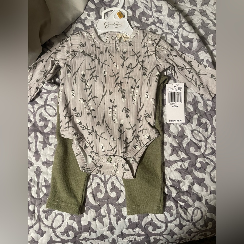 Two piece fall or early spring outfit